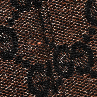 Gucci Monogram Crest Tote Brown 11 of 17