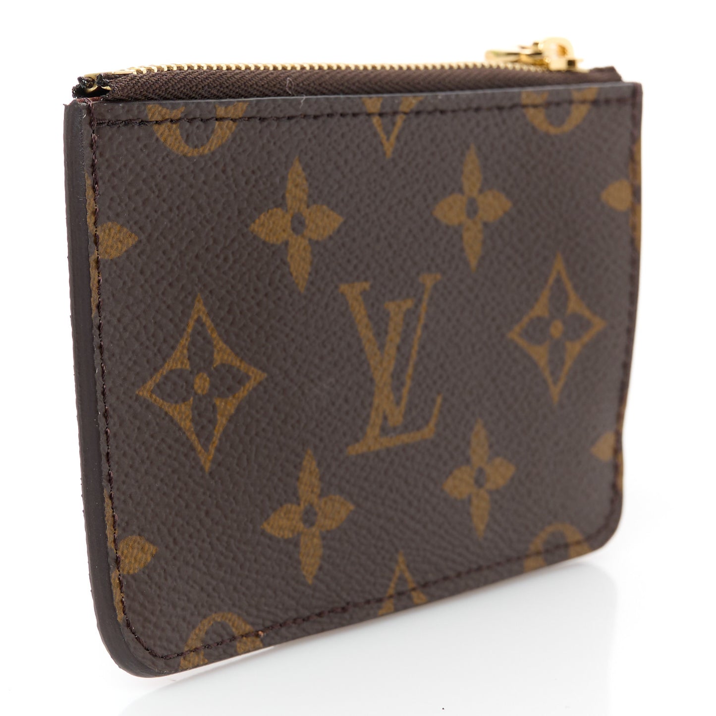 Monogram Zipped Romy Card Holder