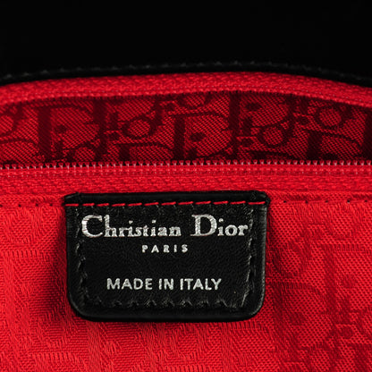 Christian Dior Lambskin Cannage Large Lady Dior Shopper Tote Black 6 of 7