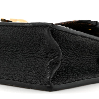 Louis Vuitton Damier Ebene Vavin Chain Wallet Black 10 of 12