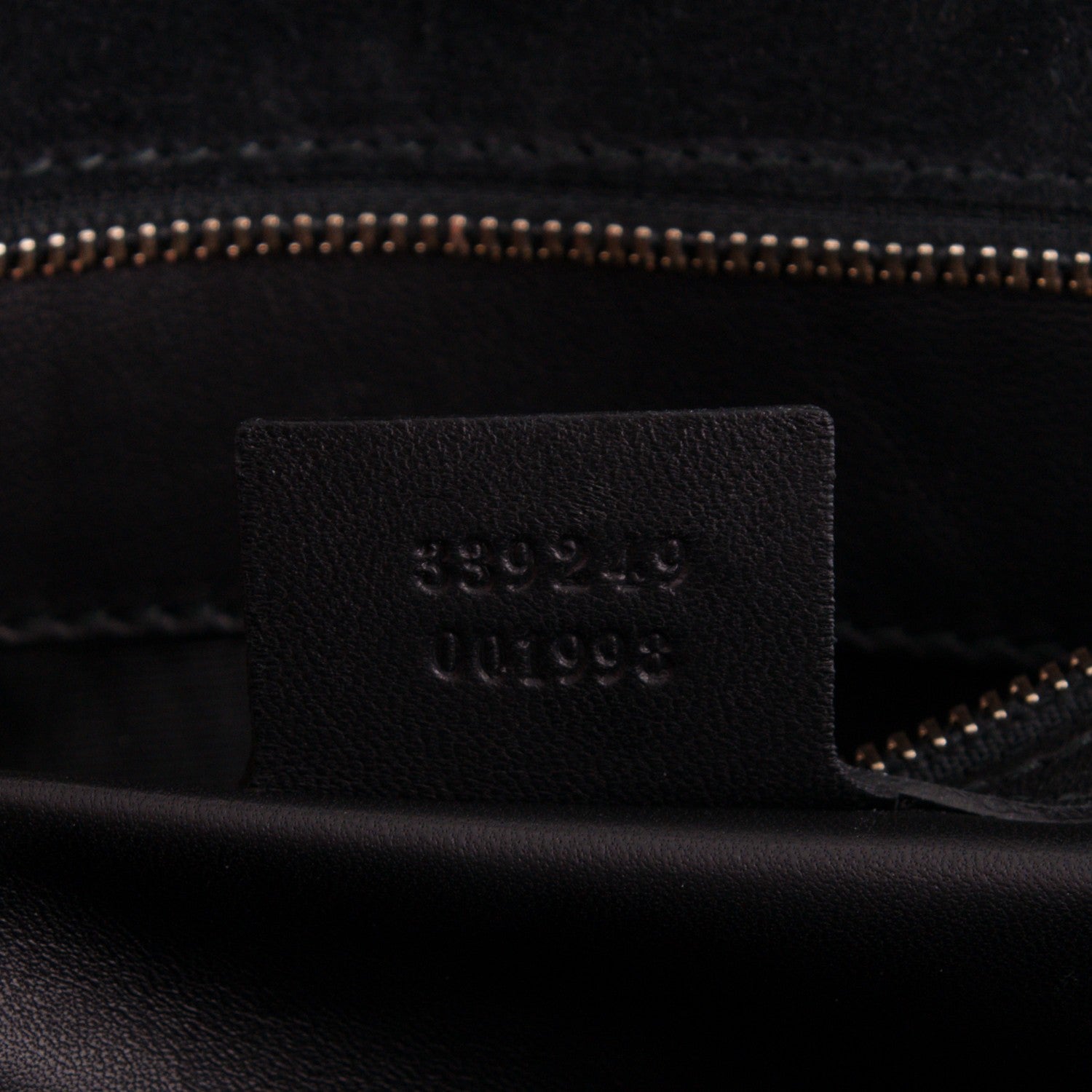 Gucci Patent Microguccissima Medium Broadway Clutch Black 7 of 7