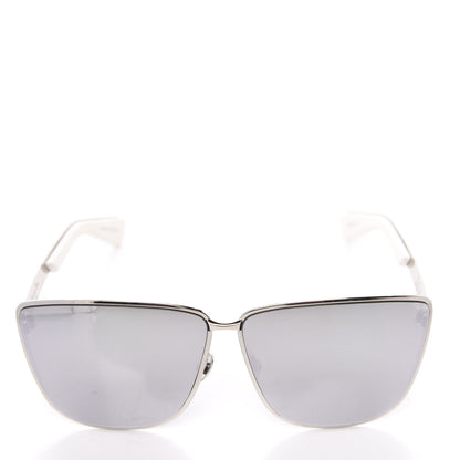 Christian Dior Metal Mirrored Futurist Sunglasses Silver 3 of 7