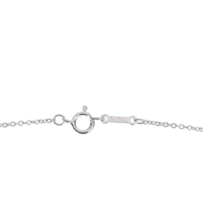 Tiffany 18K White Gold Diamond Paloma Picasso Double Loving Heart Necklace 5 of 6