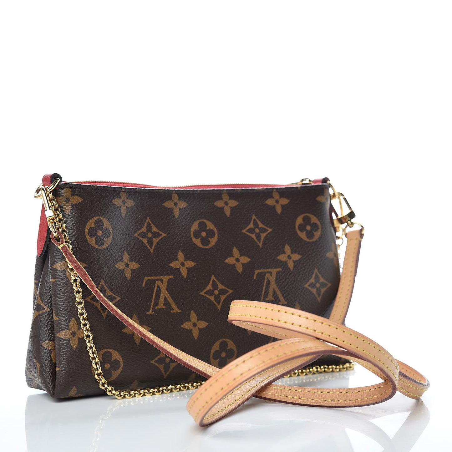 Monogram Pallas Clutch Cherry