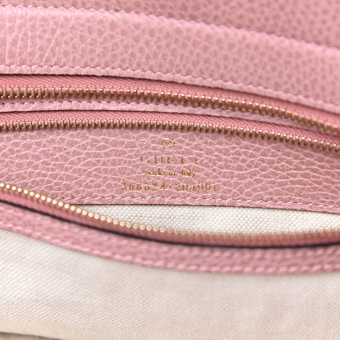 Dollar Calfskin Medium Swing Top Handle Bag Soft Pink