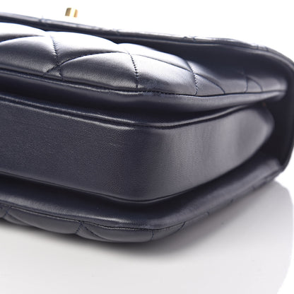 Chanel Lambskin Quilted Small Trendy CC Dual Handle Flap Bag Navy 10 of 10