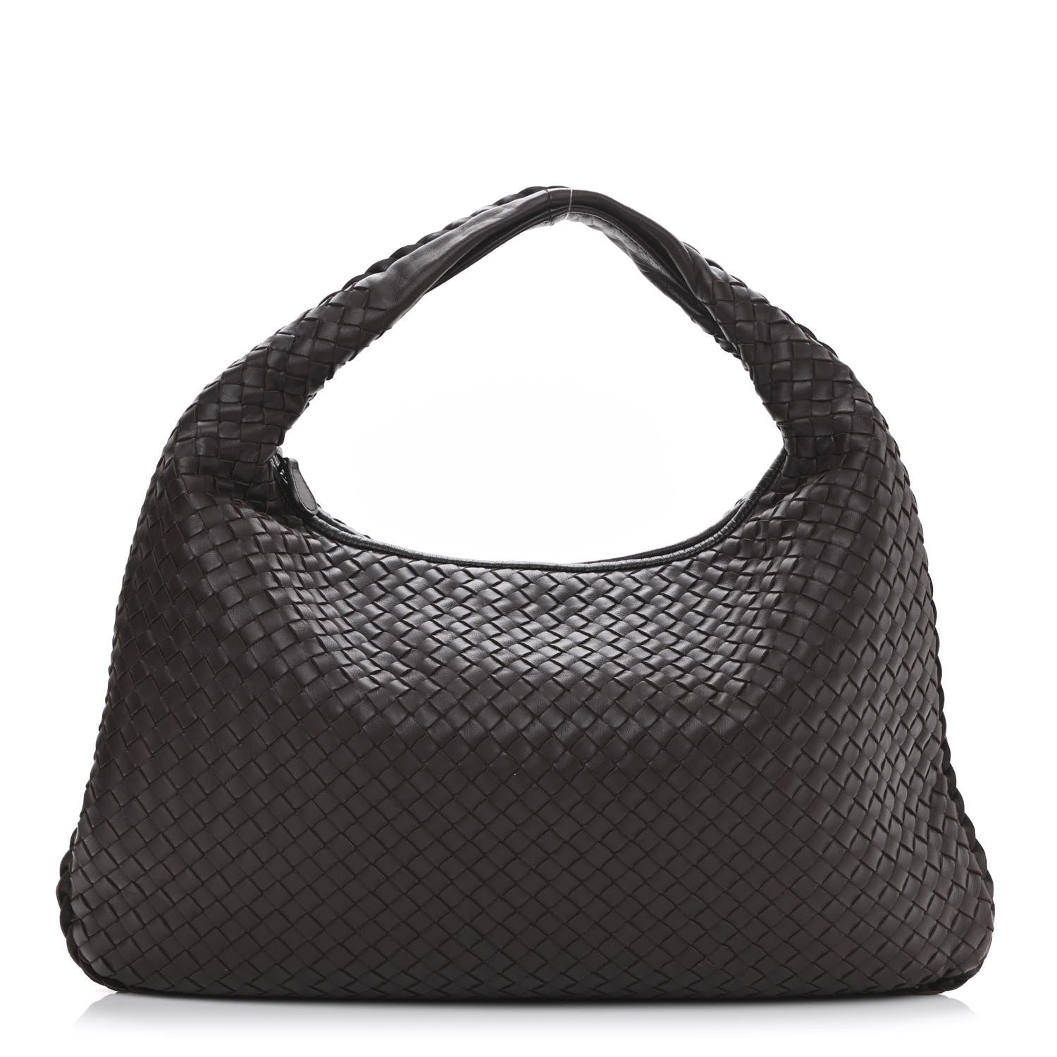 Bottega Veneta Nappa Intrecciato Large Veneta Hobo Ebano 1 of 12