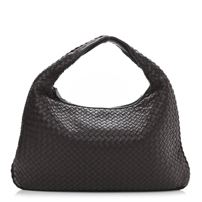Bottega Veneta Nappa Intrecciato Large Veneta Hobo Ebano 1 of 12