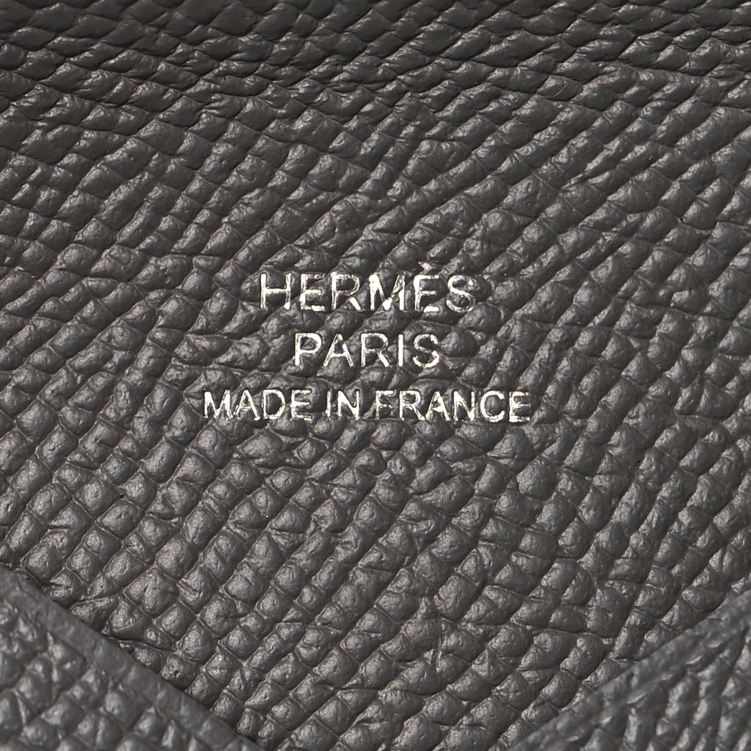 Hermes Epsom Calvi Card Case Gris Meyer 7 of 9