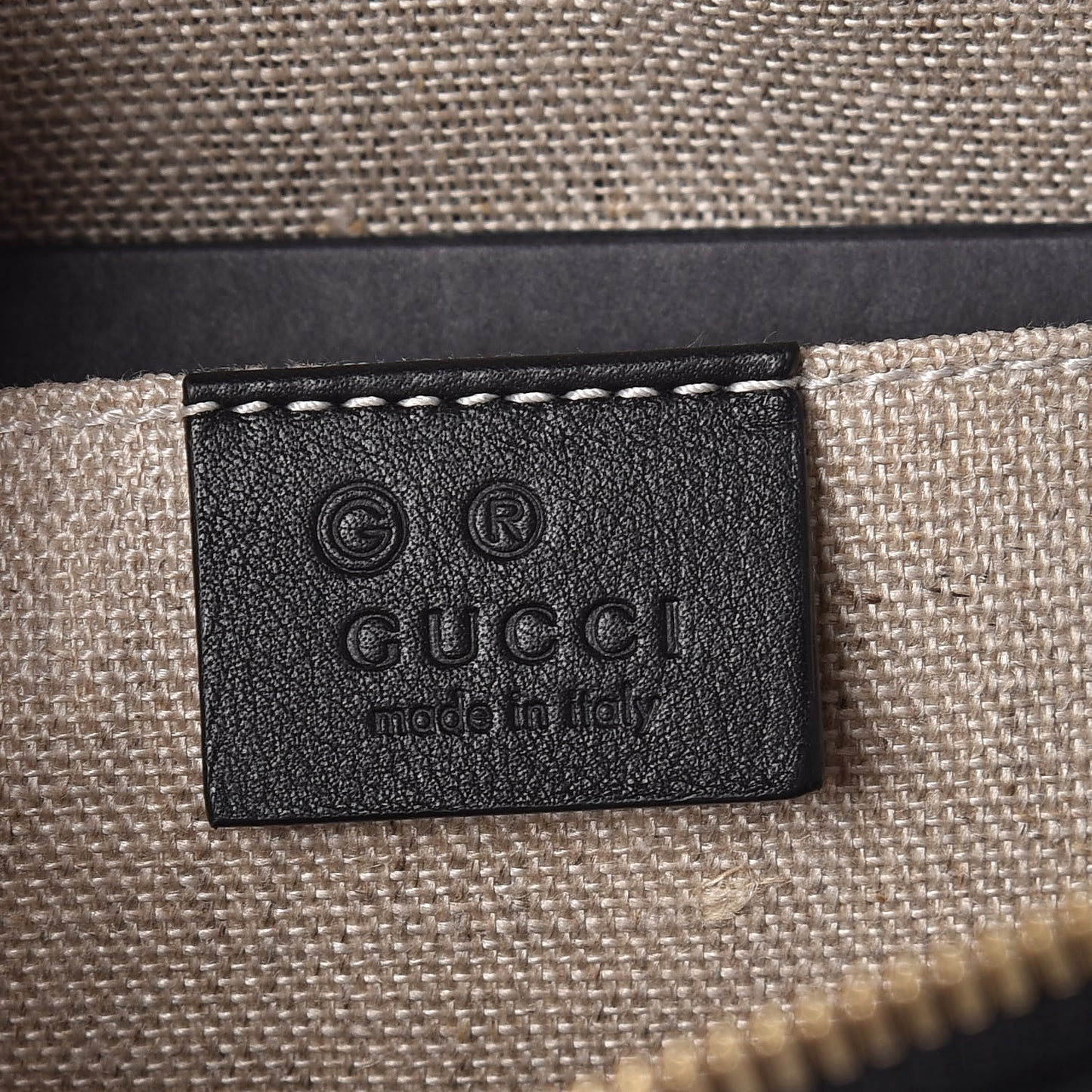 Microguccissima Mini Dome Bag Black