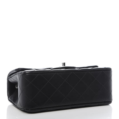 Chanel Lambskin Quilted Mini Rectangular Flap Black 3 of 9