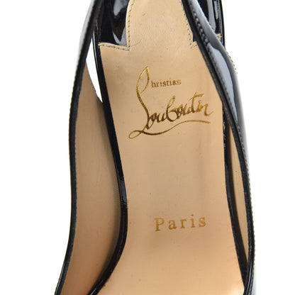 Christian Louboutin Patent Gamma Talon 120 Pumps 36.5 Black 8 of 9