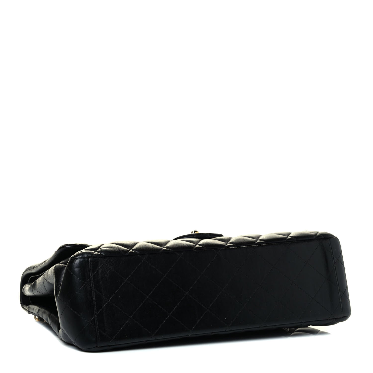 Chanel Lambskin Quilted Maxi Double Flap Black 3 of 4
