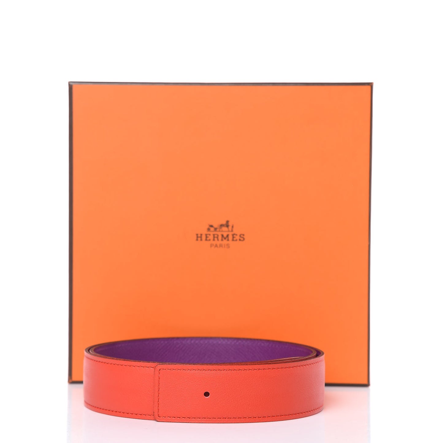 Swift Epsom 32mm Belt Strap 85 Cappucine Ultraviolet
