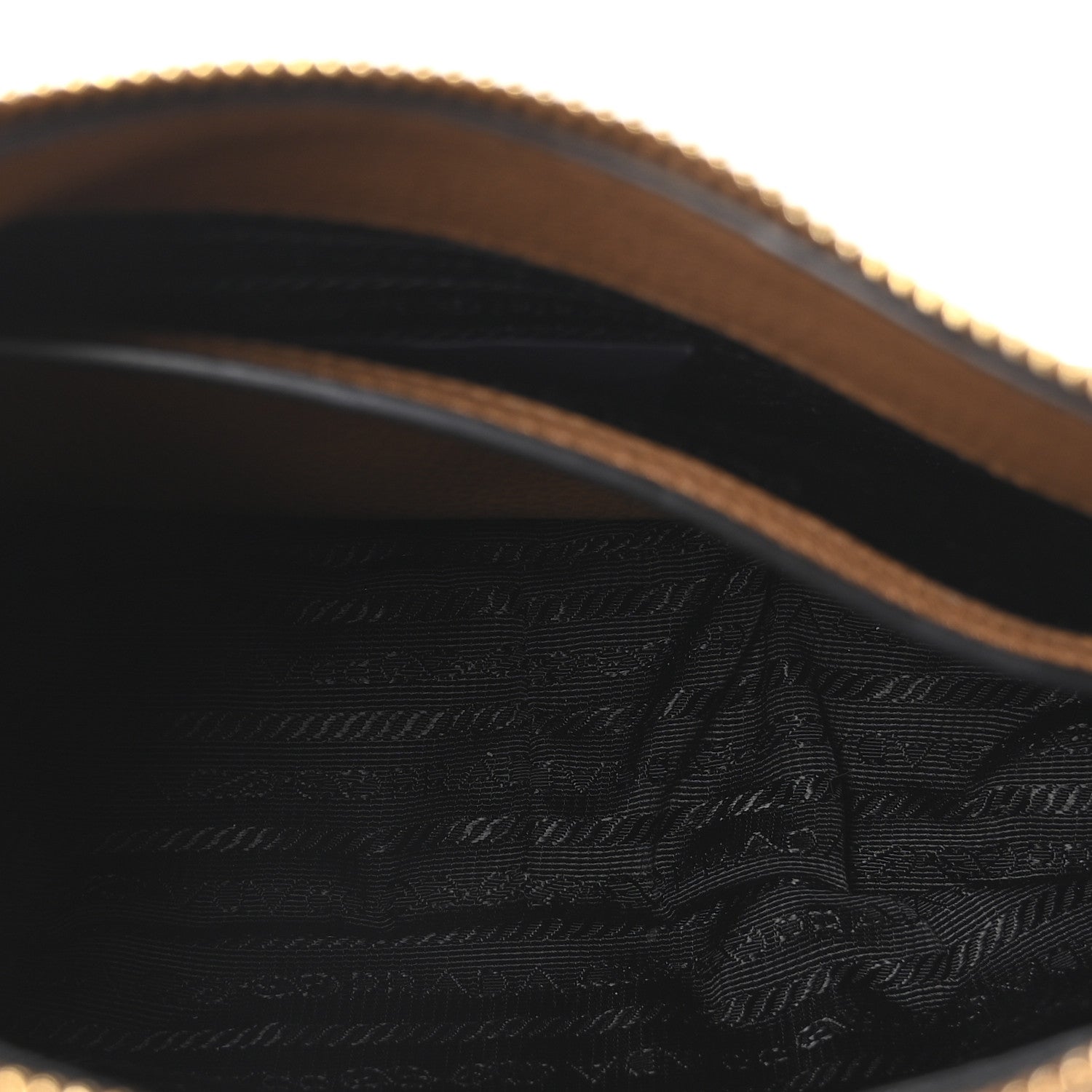 Prada Vitello Phenix Small Zippered Messenger Hobo Caramel 5 of 9