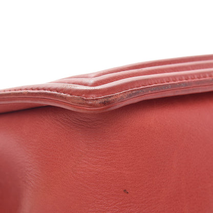 Chanel Calfskin Quilted Medium Boy Flap Red 16 of 19