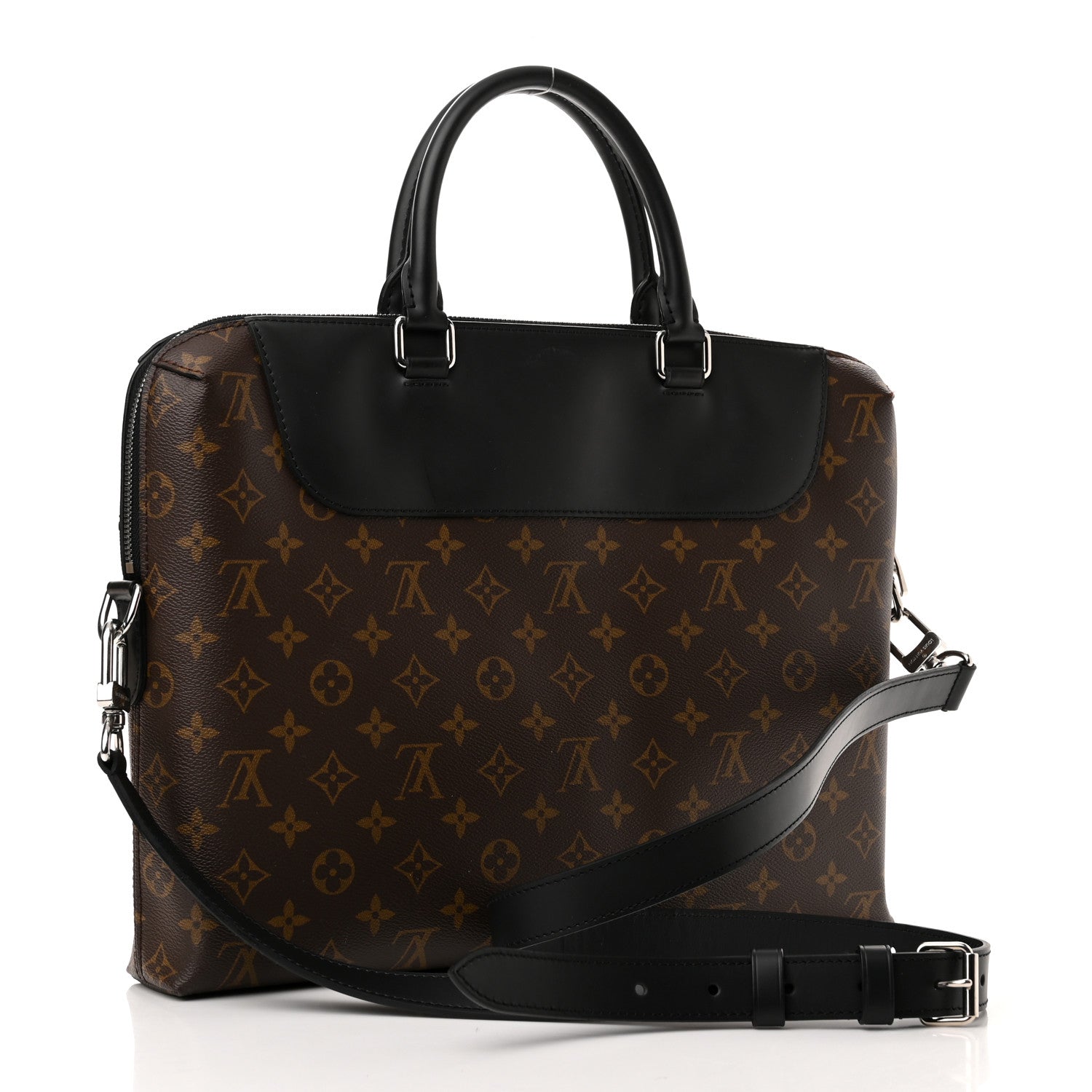 Louis Vuitton Monogram Macassar Porte-Documents Jour 3 of 10