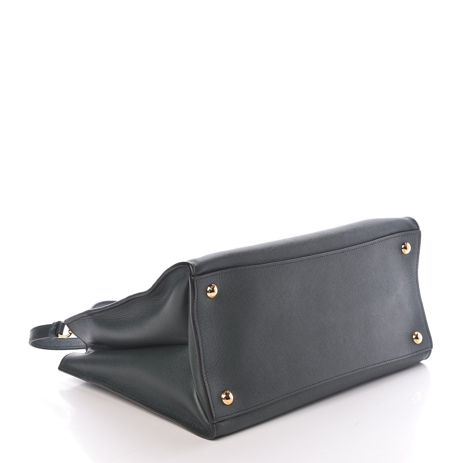 Prada Saffiano Soft Tote Smeraldo 4 of 9
