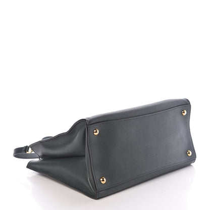 Prada Saffiano Soft Tote Smeraldo 4 of 9