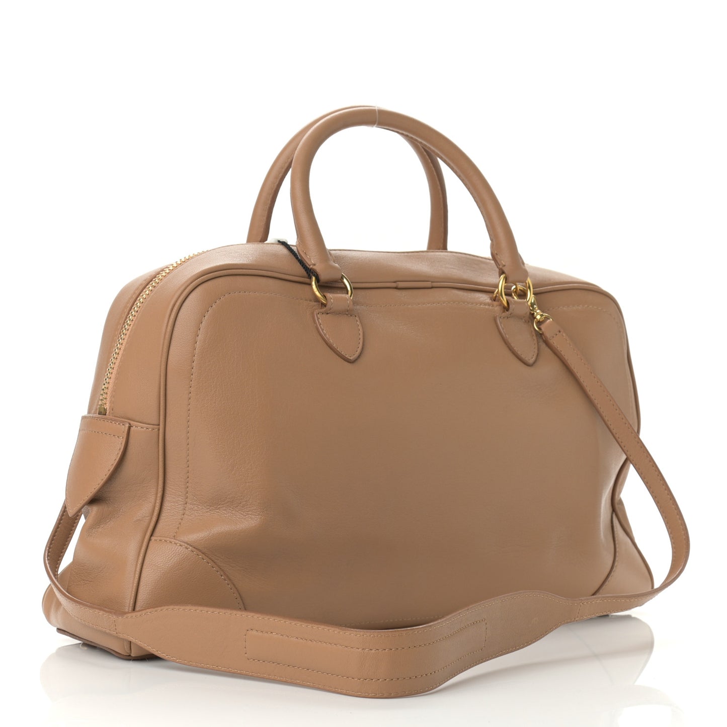 Calfskin Venetia Satchel Tan