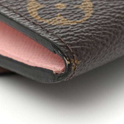 Louis Vuitton Monogram Emilie Wallet Rose Ballerine 9 of 12