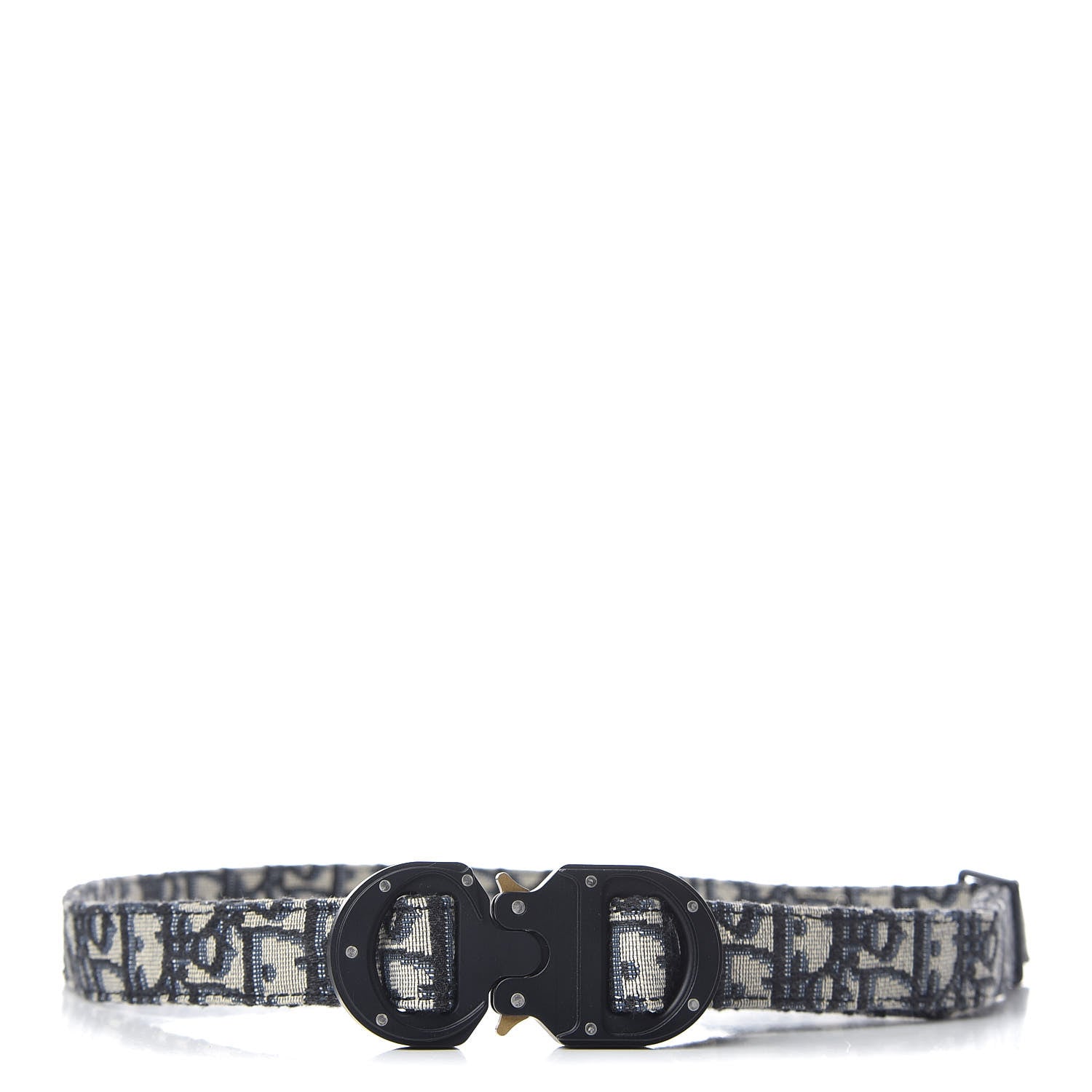 Christian Dior Oblique Belt 85 Blue 1 of 3