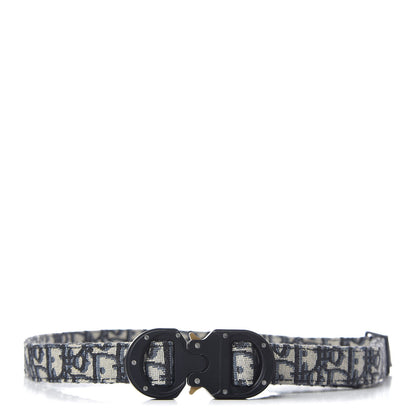 Christian Dior Oblique Belt 85 Blue 1 of 3