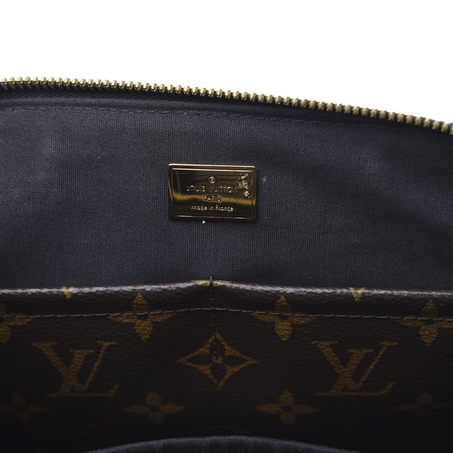 Patent Calfskin Miroir Tote Black