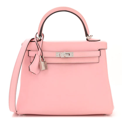 Hermes Swift Kelly Retourne 25 Rose Sakura 1 of 12