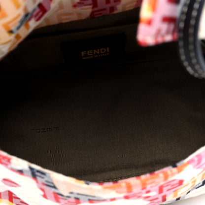 Fendi Zucchino Vitello Floral Mini Forever Mini Mama Baguette Beige Multicolor 6 of 10