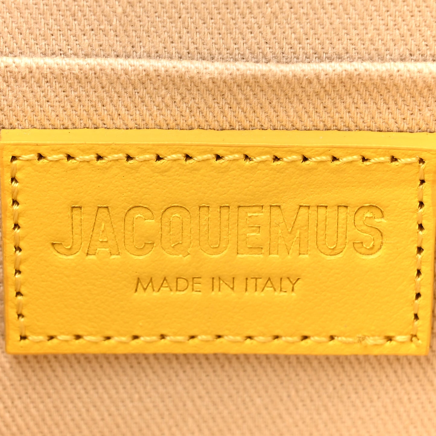 Smooth Calfskin Le Chiquito Long Yellow