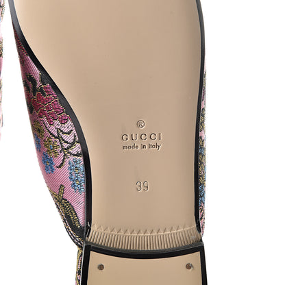 Gucci X DISNEY Jacquard Japanese Donald Duck Womens Princetown Slippers 39 Pink Black 7 of 9