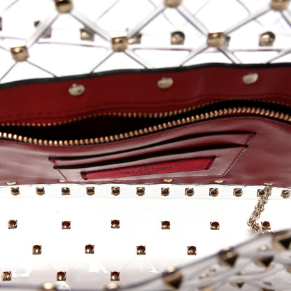Valentino Garavani PVC Medium Rockstud Spike Shoulder Bag 5 of 9