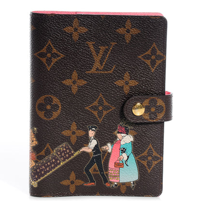 Louis Vuitton Monogram Illustre Small Ring Agenda Rose 1 of 10