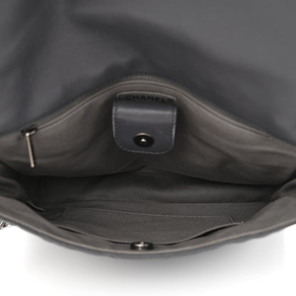 Chanel Calfskin Quilted Couture Messenger Grey 4 of 9