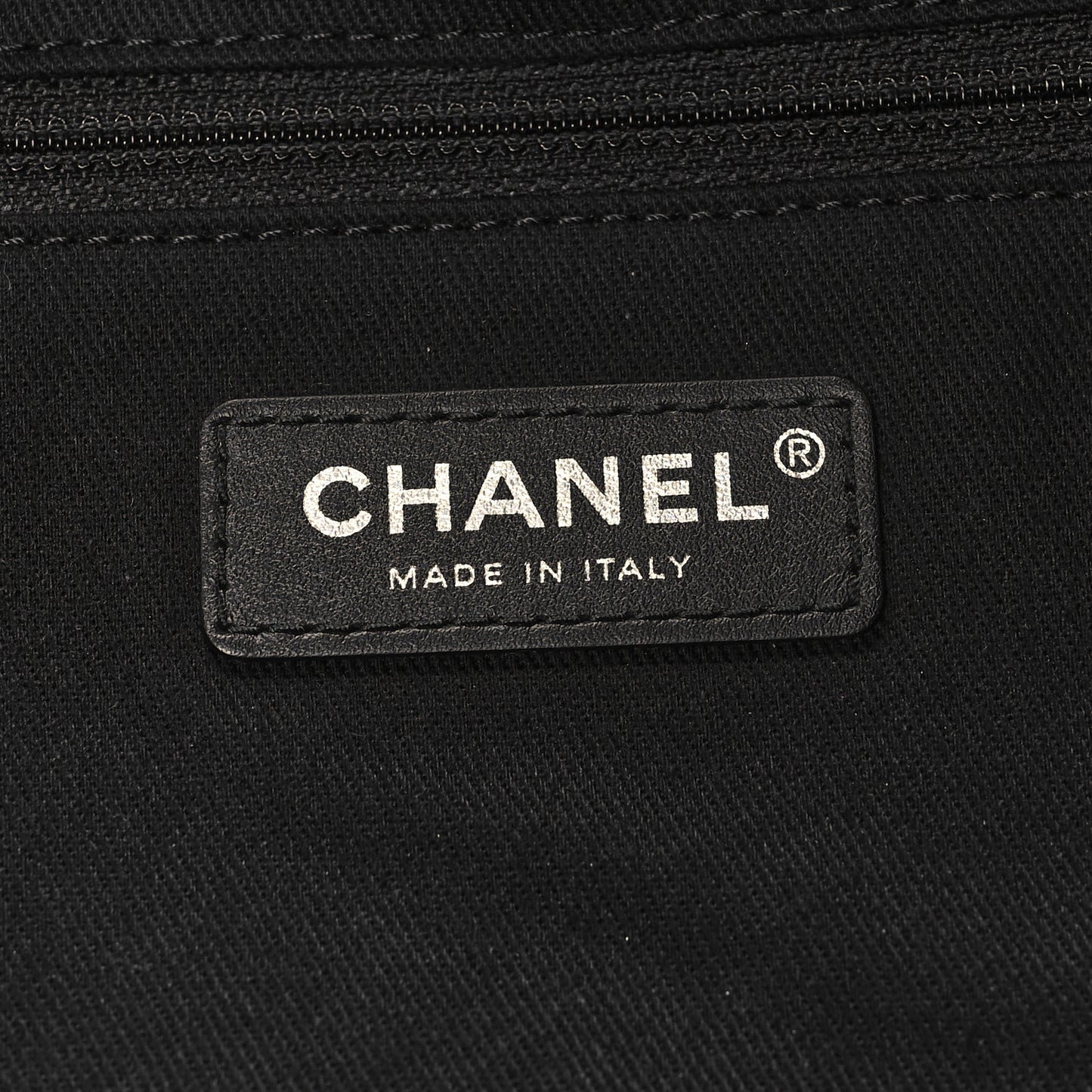 Canvas Extra Large Double Face Shopping Tote Black