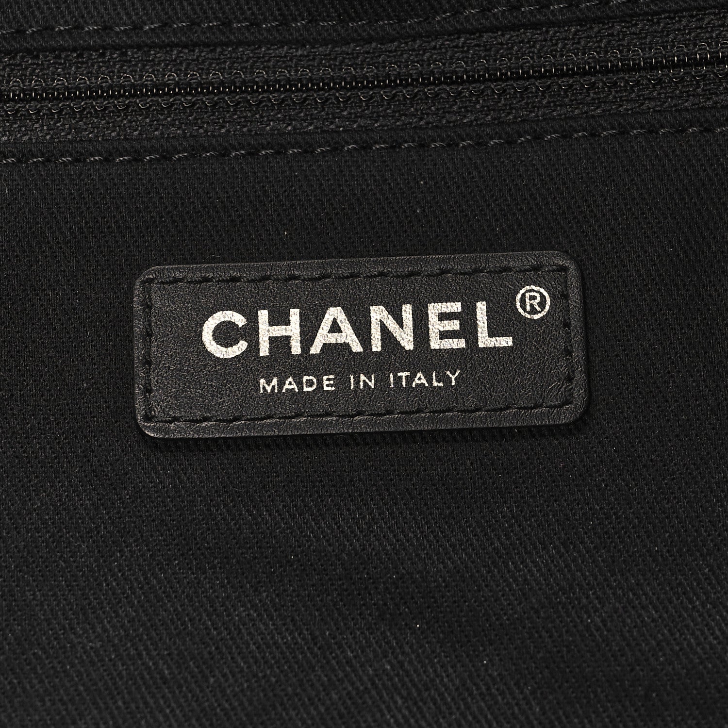 Chanel Canvas Extra Large Double Face Shopping Tote Black 6 of 10