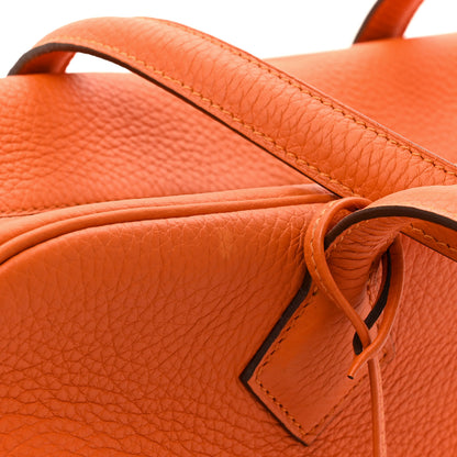 Hermes Taurillon Clemence Victoria II 35 Orange 14 of 14