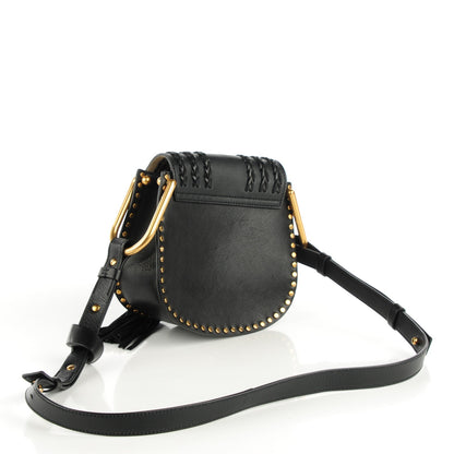 Chloe Calfskin Braided Mini Hudson Shoulder Bag Black 3 of 8