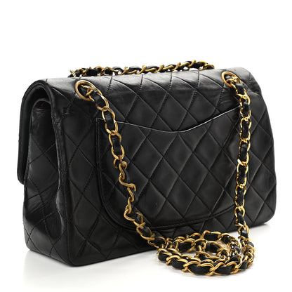 Chanel Lambskin Quilted Small Double Flap Black 4 of 11