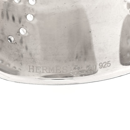 Hermes Sterling Silver Eclipse Cuff 3 of 3