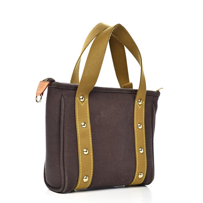 Louis Vuitton Toile Antigua Cabas PM Brown Kaki 3 of 10