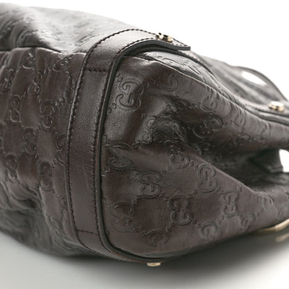 Gucci Guccissima Medium Abbey Shoulder Bag Chocolate 10 of 10