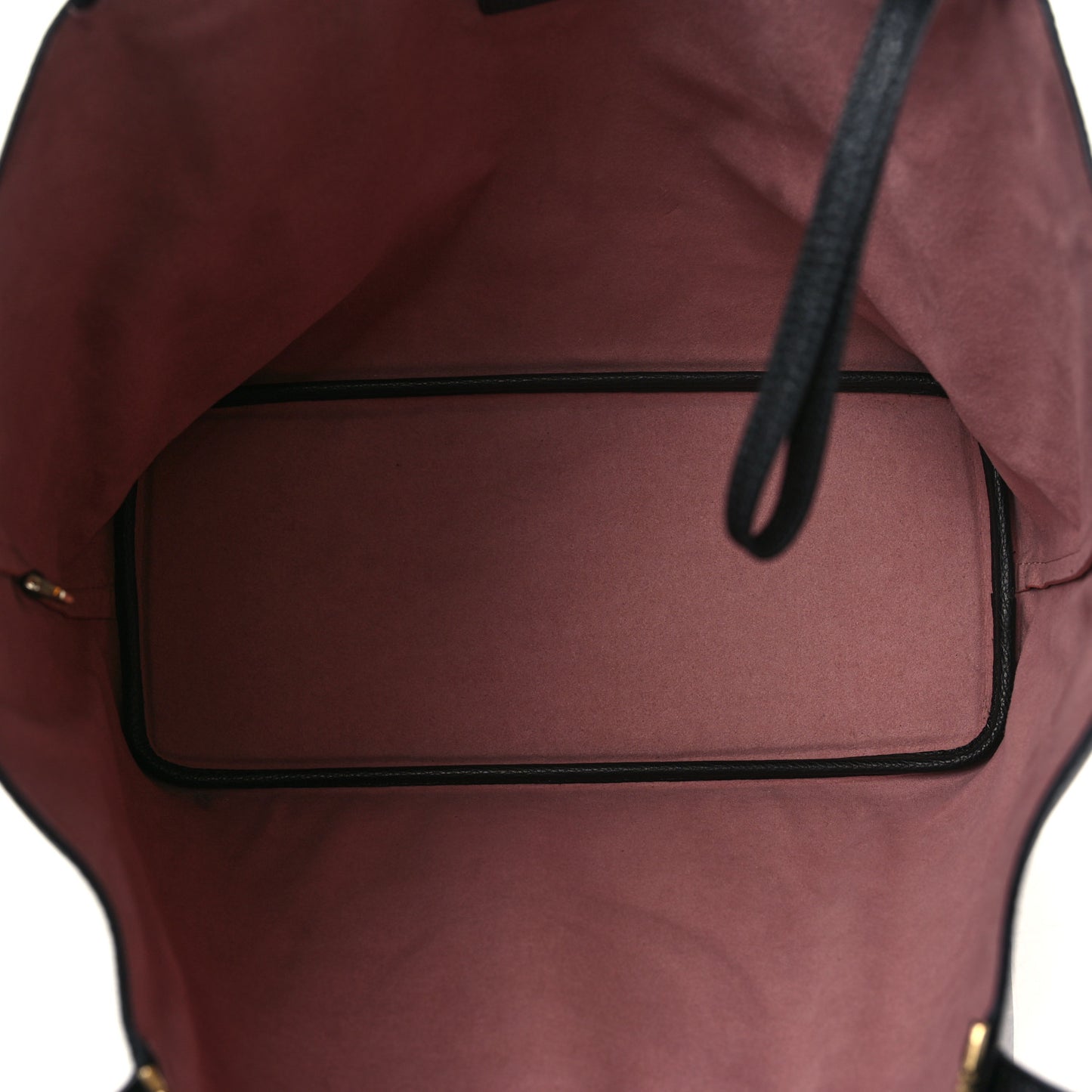 Grainy Calfskin Medium Gancini Tote Black