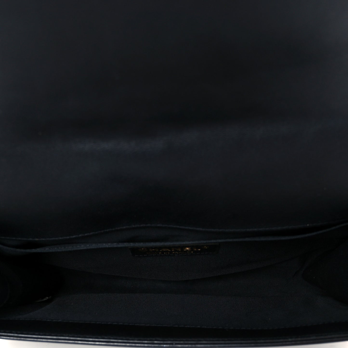 Calfskin Quilted Medium Boy Flap Black
