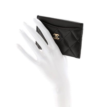 Chanel Caviar Quilted Card Holder Dark Brown 2 of 9