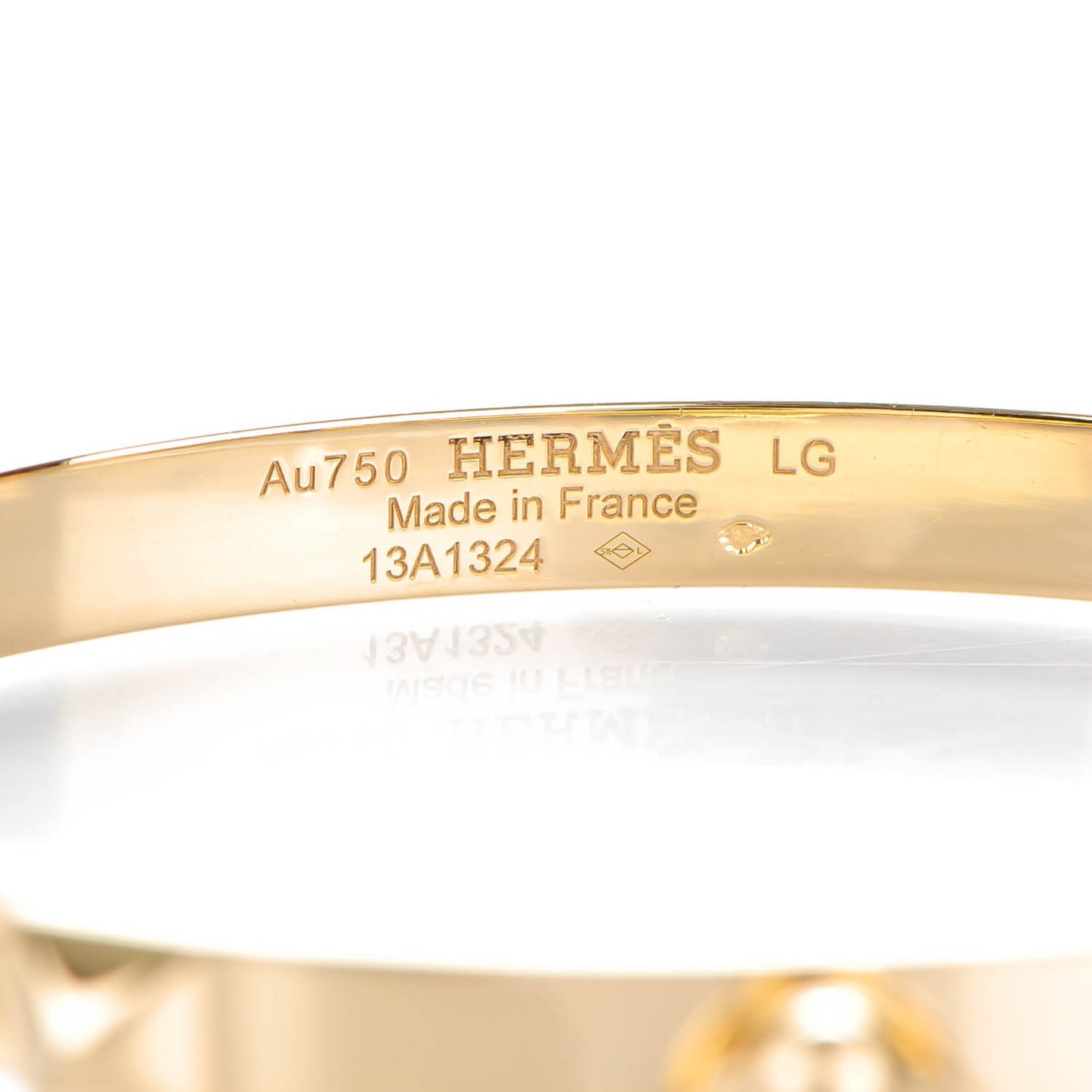 18K Yellow Gold PM Collier De Chien Bracelet LG