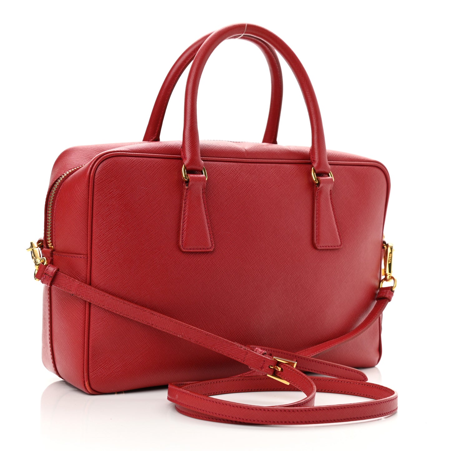 Saffiano Lux Bowler Fuoco