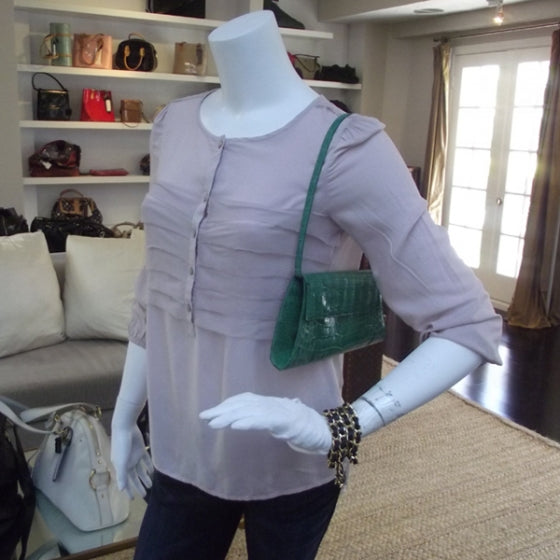 Crocodile Envelope Shoulder Bag