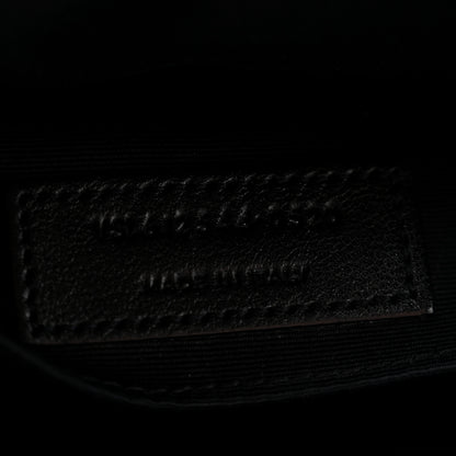 Saint Laurent Calfskin Matelasse Monogram Lou Camera Bag Dark Beige 7 of 15